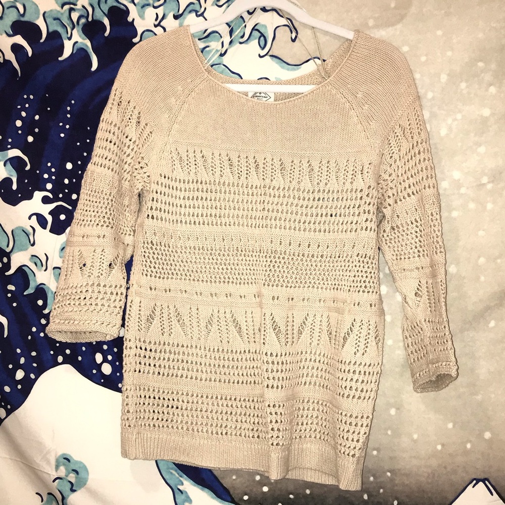 Woven Sweater